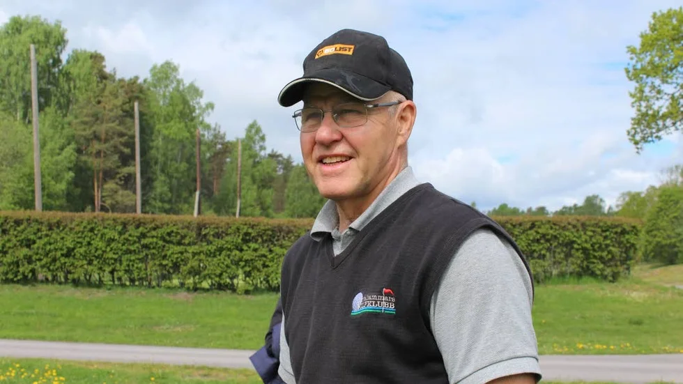 Svante Gustafson är ordförande i Loftahammars Golfklubb.