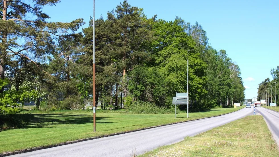 Här planerar man att det nya bussläget ska ligga. Ett nytt övergångställe ska det också bli.
