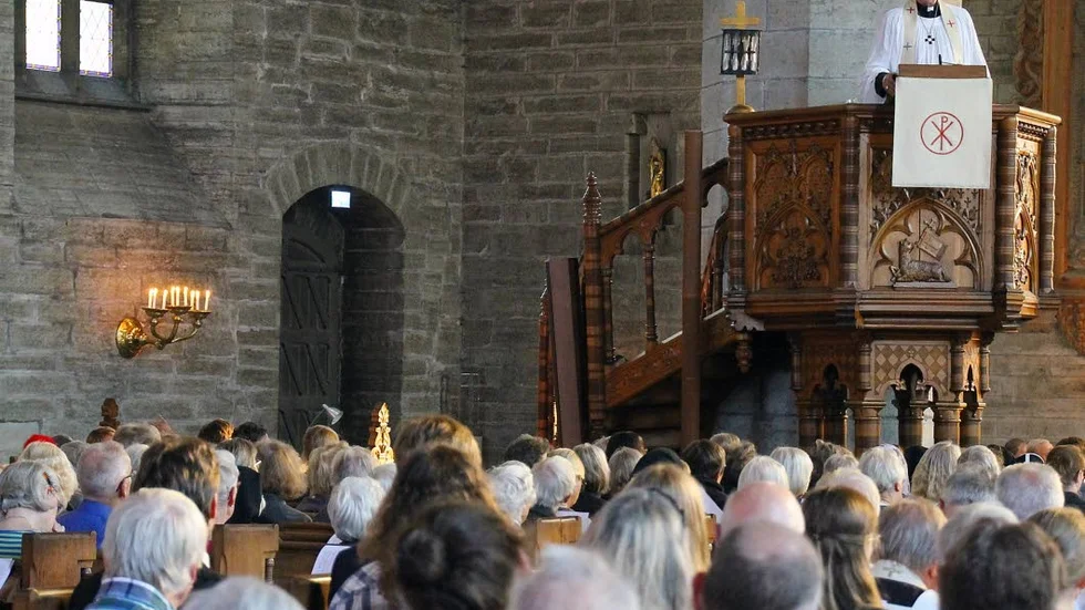 Bo Brander höll i en predikan som handlade om Jesus betydelse.