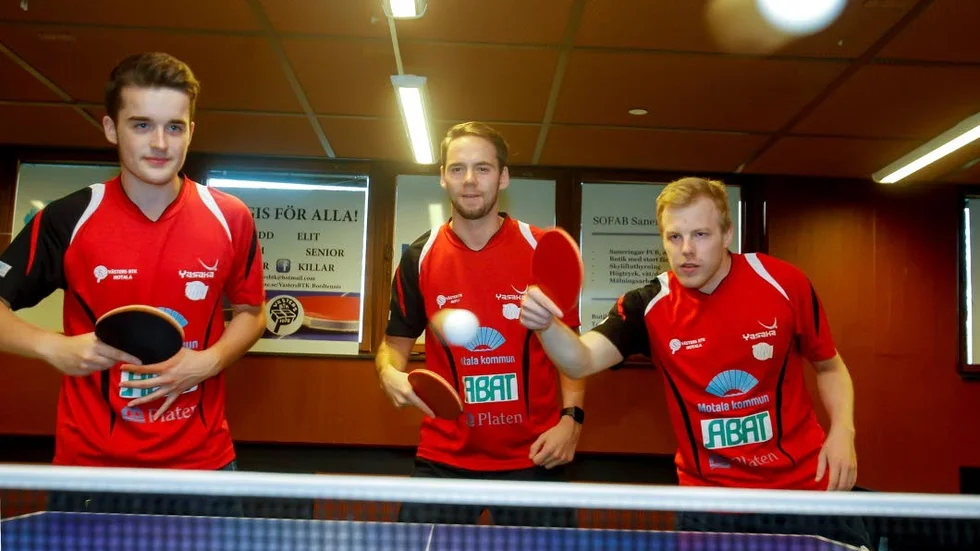 Daniel Gustafsson, Emil Andersson, Linus Karlsson i Västers BTK.