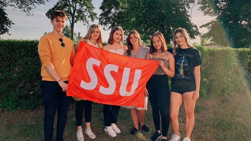 Den nya styrelsen består av Alexander Mucha, Manda Hedin, Felicia Svensson, Nora Edström, Felicia Olofsson, Miranda Pettersson och Thea Ekström, som inte är med på bilden.