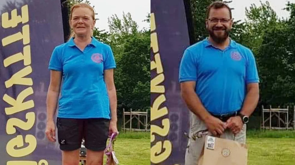 Västerviks Carina Johansson och Khalid Hadrous vann tre guld tillsammans.