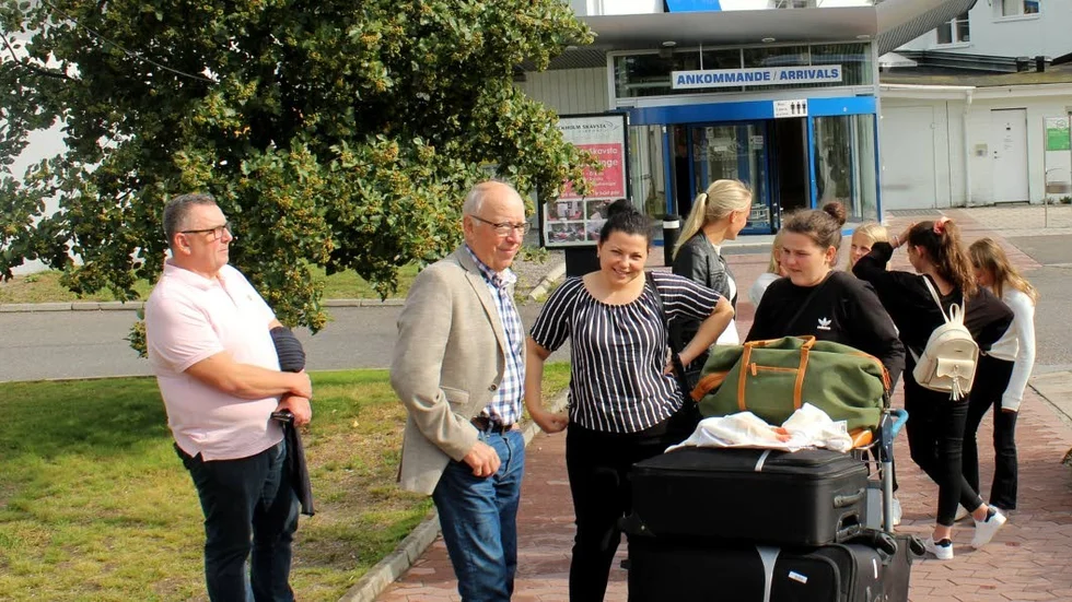 Kenneth Axelsson och Carl G Nilsson mötte upp Vlora, Albiona och Marigona