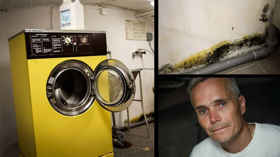 Mellan 2013 och 2016 ska de två tvättstugorna i bostadsrättsföreningen Byggmästaren 13 ha renoverats vid upprepade tillfällen. Fakturor för arbete i tvättstugor och källare, bland annat i gamla Hotell du Nord, ska enligt polisanmälan uppgå till 2,7 miljoner kronor. Byggkonsulten Urban Frendeson menar att det är en helt orimlig summa för det arbete som gjorts.
