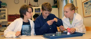 De lär sig om kemi genom experiment
