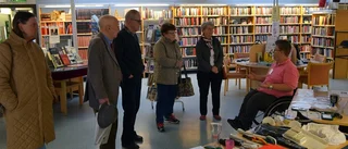 Robin från Hagdahlska visade GPS inbyggd i skosulorna