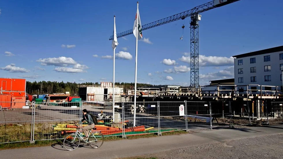 Utökning. Kvarteret Colonia alldeles intill Campus Valla i Linköping växer.