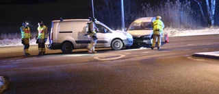 Krock med två personbilar