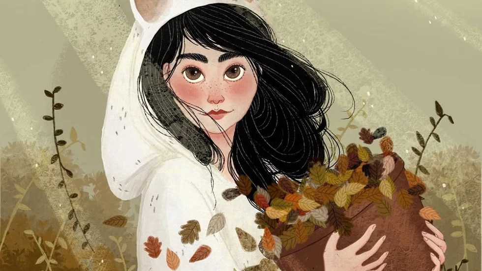 "Det här är en så kallad ”draw this in your style-challenge” där en illustratör ber andra illustratörer att teckna deras bild, i sin egen stil. Sådana utmaningar är superbra när man saknar inspiration, och man lär sig många nya tekniker."