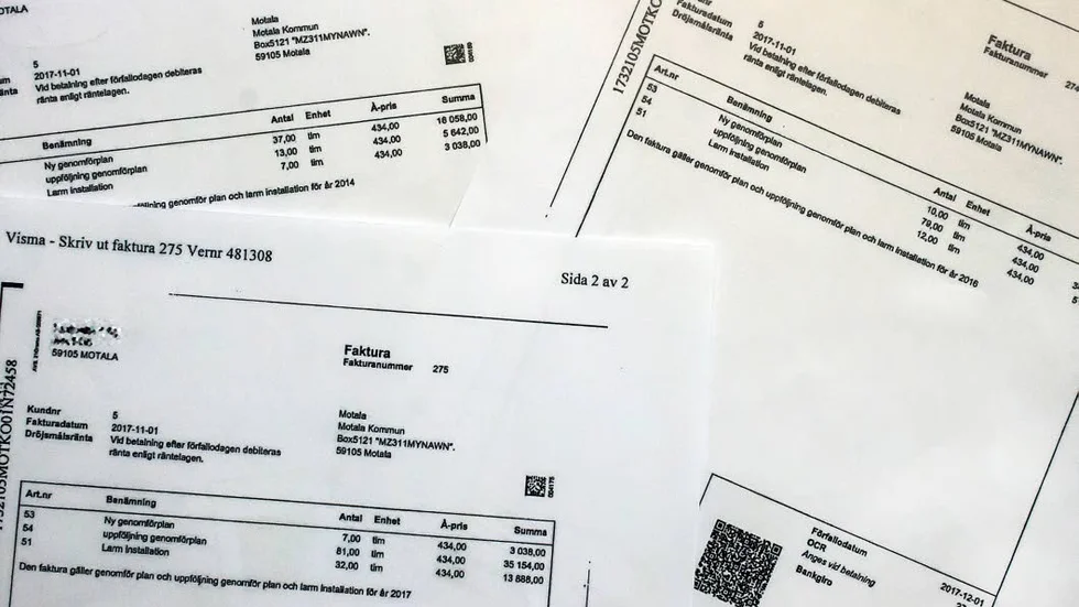 BESTRIDS. Socialföravltningen tycker att fakturorna helt saknar underlag.