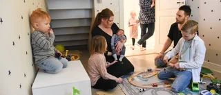 Edvin föddes hemma i badrummet