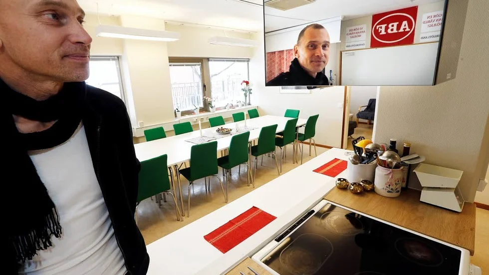 30 november 2017 fanns en färdig plan och 20 januari var allt i stort sett klart. Här köket med 26 platser för konferenssittning samt ett fullgott kök för matcirklar.
