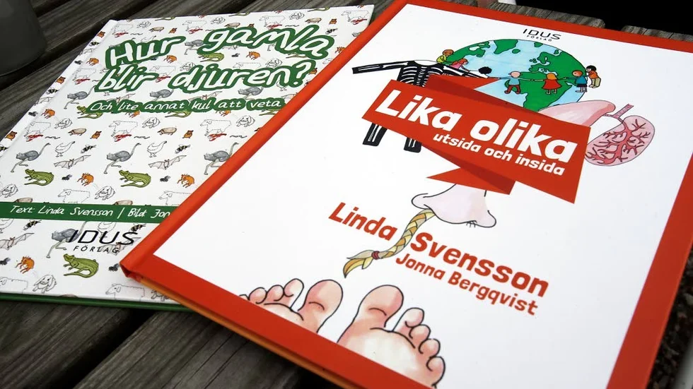 Två böcker har det hunnit bli tillsammans med Linda Svensson.