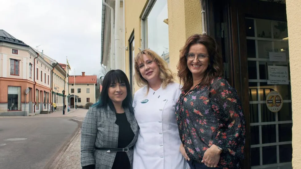 Engla J-son, Maria Norr och Anita Andersson öppnar en gemensam salong i Gamleby.