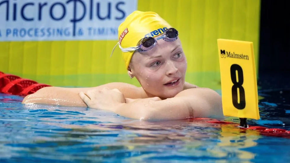 Vilma Ekström hoppas göra hyggligt snabba tider när hon startar i Blue seventy cup i Motala.