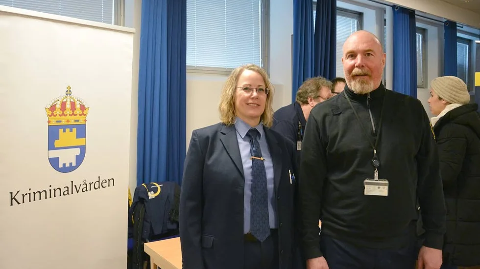 Kriminalvården har fått många intressanta ansökningar berättar Martina Robertsson, kriminalvårdsinspektör och Björn Thun, kriminalvårdare.