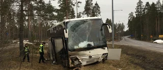 Bussolycka stoppade skidresa