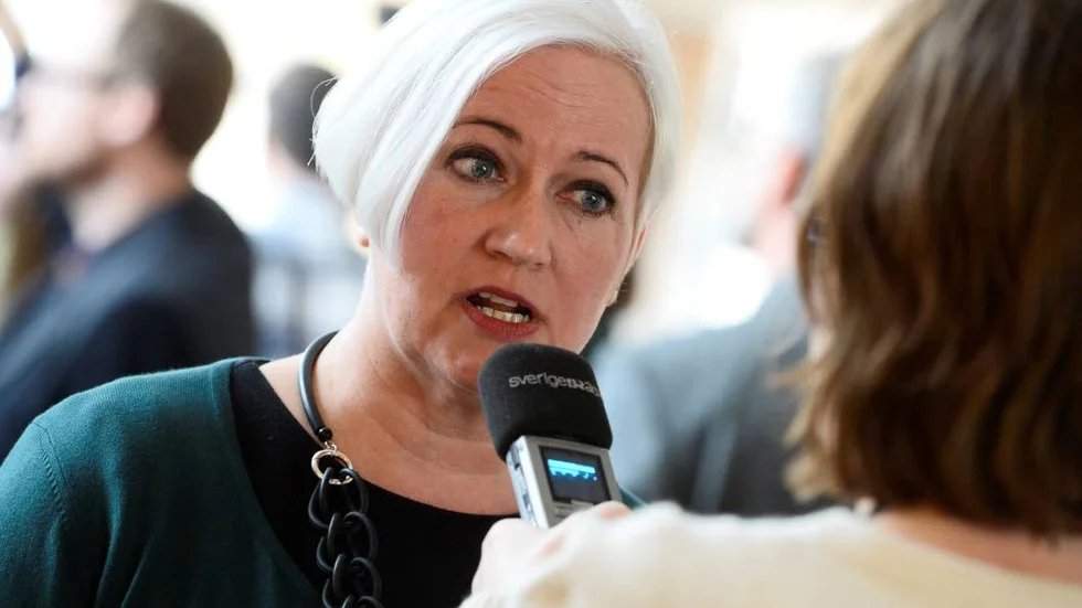 I hetluften. Acko Ankarberg Johansson har alltid gillat att tala om värderingsfrågor. "Hemma har jag fått höra att jag alltid ska diskutera", säger hon.