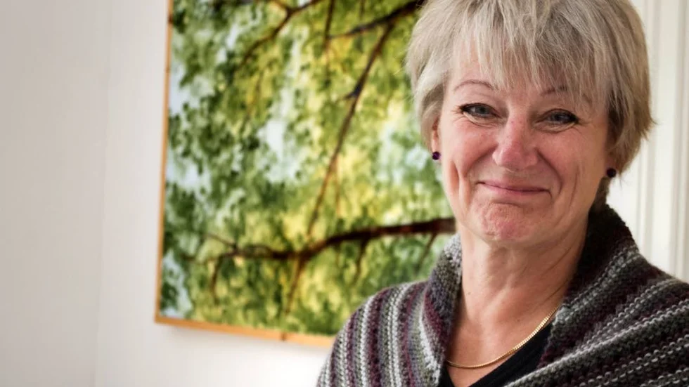Annika Dahlin har målat i olja sedan 1986, men aldrig i något annat syfte än för att hon vill.