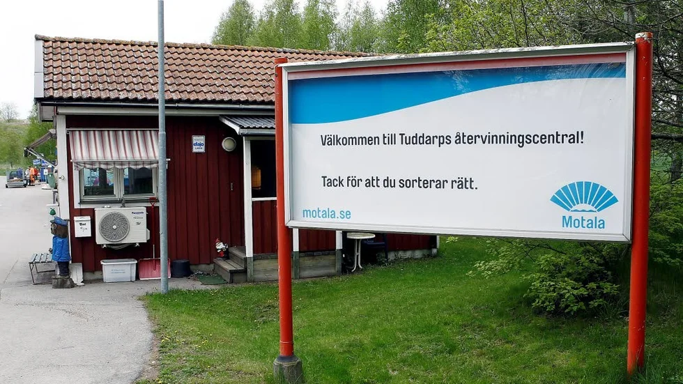 Registrering. Bomsystem införs vid Tuddarps återvinningscentral efter att  anläggningen byggts om.