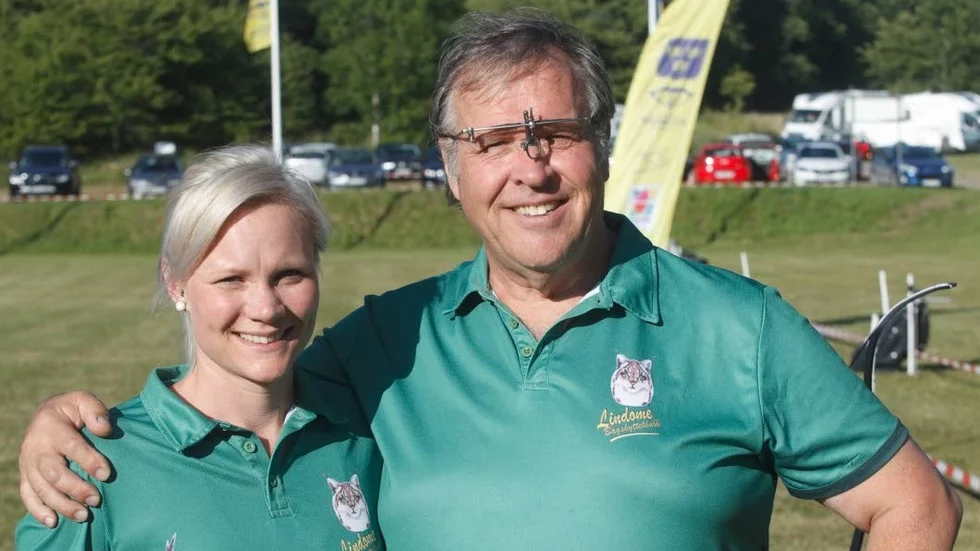 SM-guld. Christine Bjerendal med pappa Göran. Båda har erfarenhet från olympiska spel.
