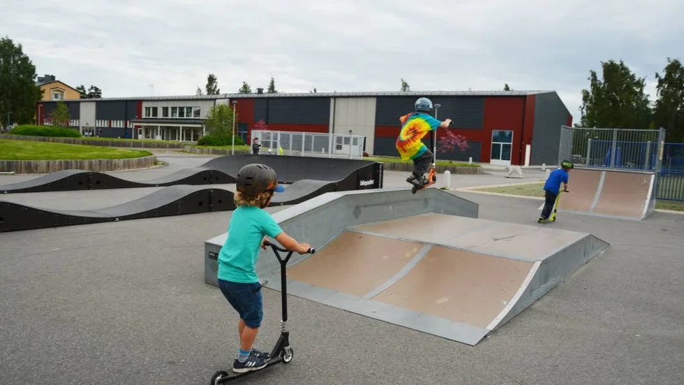 Kickbike - en av sommarens aktiviteter i Motala.