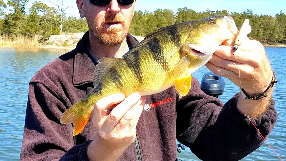 Johan Skoglund säger att det är variationen i fisket som gör Tjust skärgård till en spännande plats att fiska i.