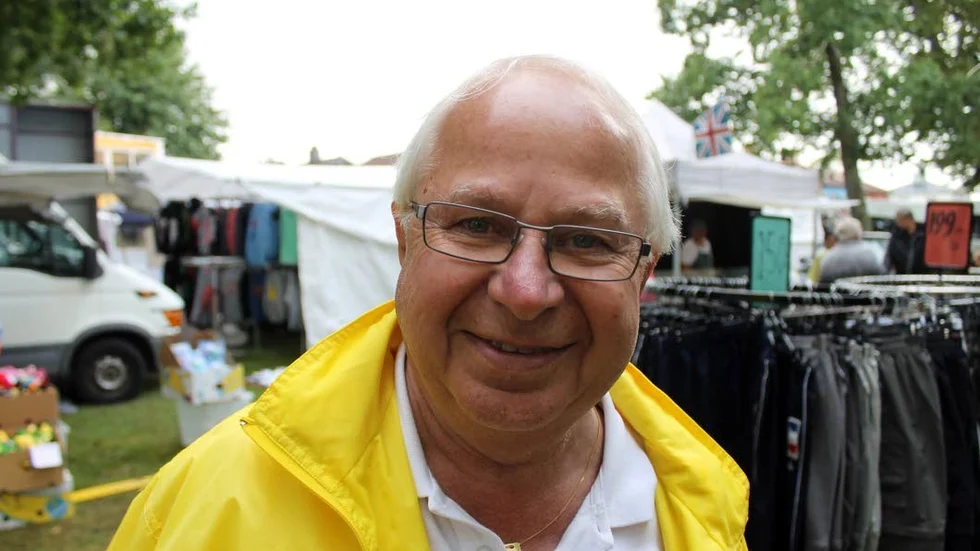 Lions Club. Föreningen president Rolf Ström var nöjd.