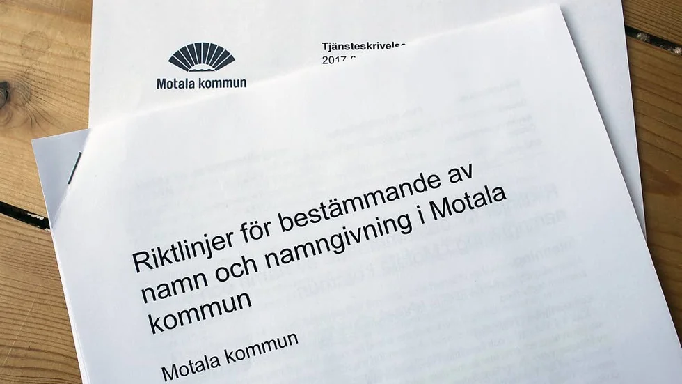 Principer. Så ska kommunen namnge gator, platser och byggnader i framtiden.