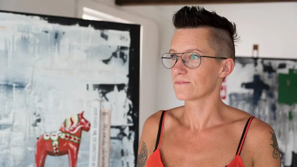 Camilla Berg har sin första soloutställning ”Camilla Berg 2018”.