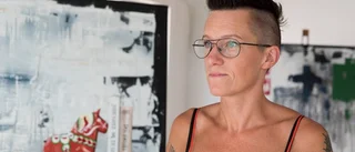 Första gången hon ställer ut själv