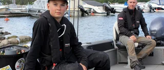 Adrian Lundberg i fiskefinal