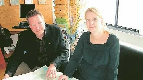 Lars Sandberg och Marie Brask.