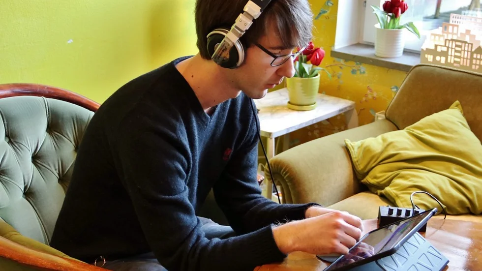 Johan Björkgren var en av deltagarna i workshopen som han tyckte var mycket utvecklade och gav en kunskapsbredd åt sitt tidigare musikskapande.