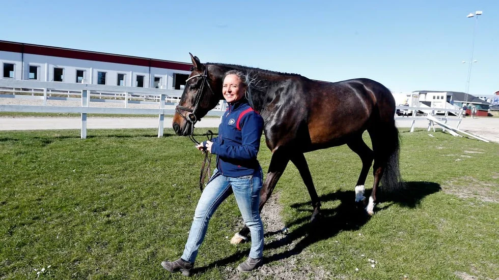 Sofia Bengtsberg med Cindy.