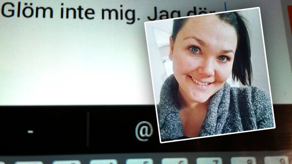 Hilda Sandbergs sms var helt oskyldigt men orsakade ett polispådrag.
