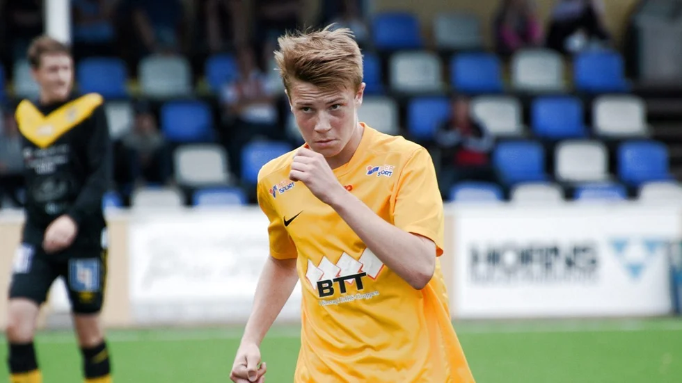 Erik Lindblad gjorde ett av Kisas mål i förlustmatchen.