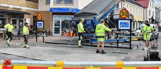 Avstängd korsning – då fick förvirrade trafikanter åka runt