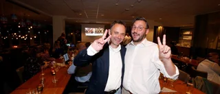 Centern firade valresultatet