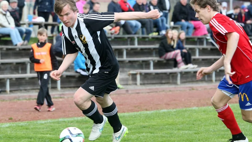 Daniel Karlsson var Rimforsas stora hjälte med två mål.