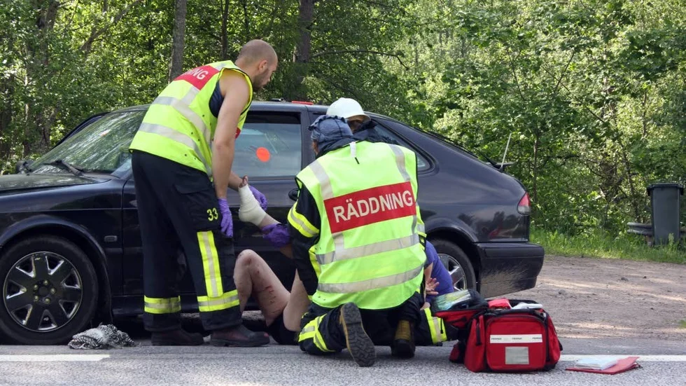 "Ingen är skapad till brandman", menar räddningschef Thomas Blixt. Räddningstjänsten behöver personal med olika styrkor. Foto: Dennis Petersson