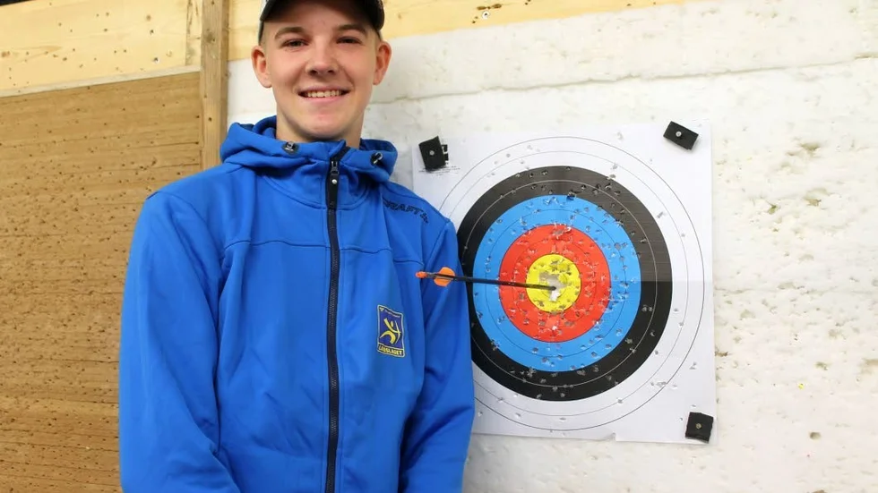 En 13:e plats blev det för Mjölbys bågskytt David Fredriksson i JVM i fält i italienska Cortina.