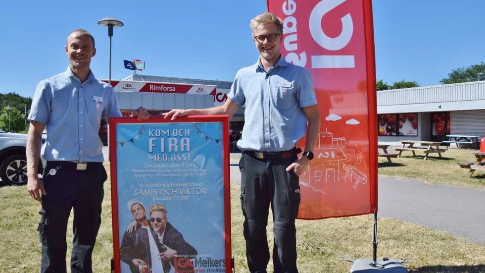 Joakim och Emil Thörnberg bjuder in allmänheten till att fira generationsskiftet med dem.