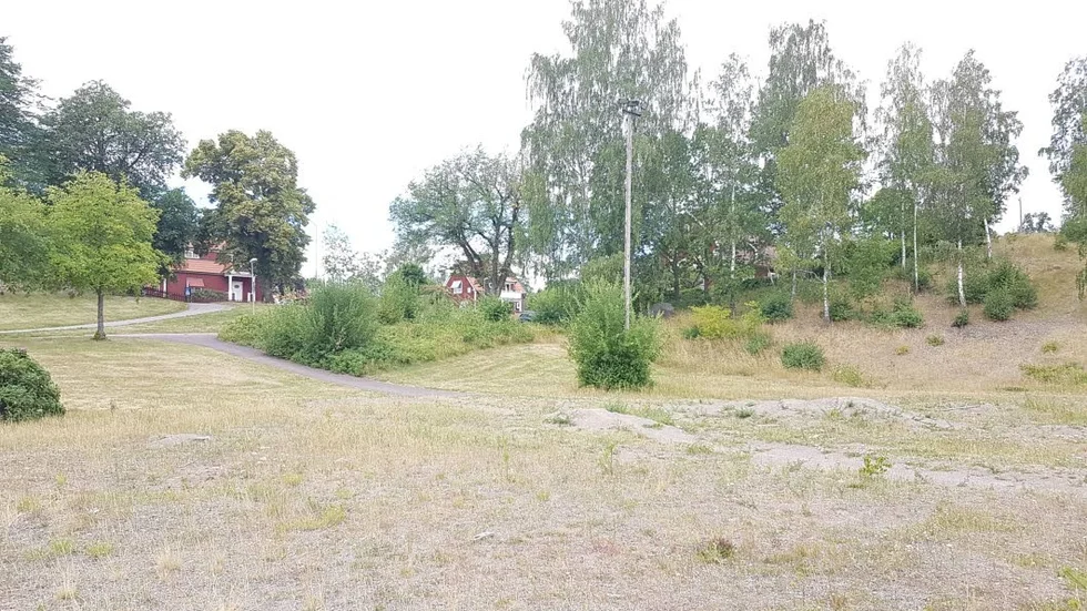 Här vid Sandtaget föreslås i ett detaljplaneförslag två höghus om 18 respektive 15 meter.