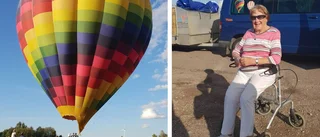 100-åring firade – med ballongtur