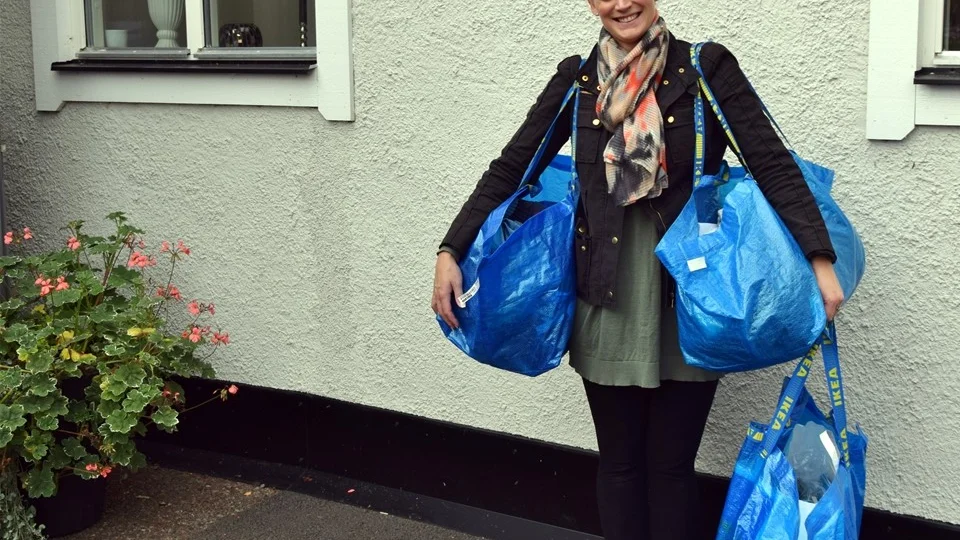 Madelene Berggården gillar dessa loppisar, och hittade en hel del fynd.