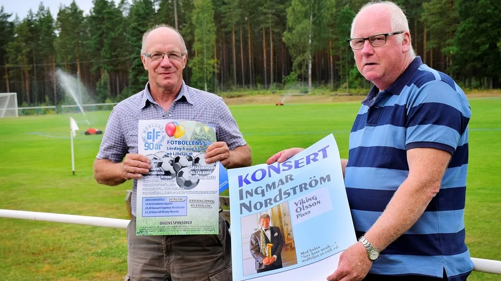 Lars Nilsson och Kjell Gunnarsson har planerat jubileumsdagen sedan tidigt i våras.