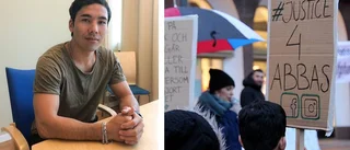 Abbas lever instängd på förvaret