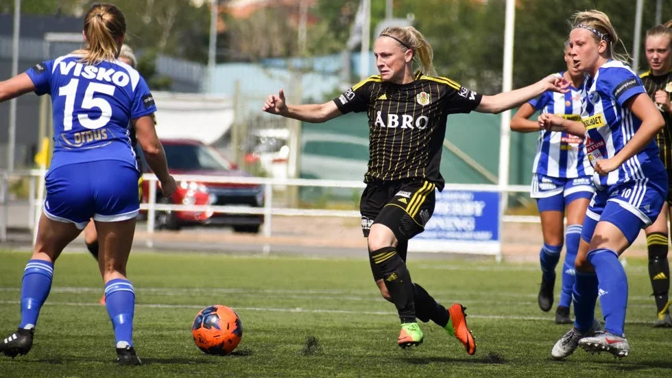 Maria Anspach är VIF:s bästa målskytt den här säsongen.