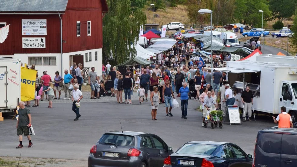 I Rydsnäs anordnas marknaden i år för 44:e året.